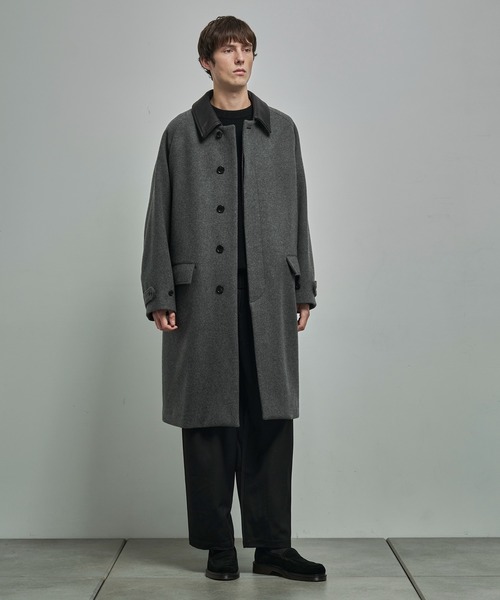 MARQUEE マーキー　コート　チバユウスケ　COAT MARKA/マーカ】別注 RAGLAN SLEEVE COAT（ステンカラーコート）｜marka