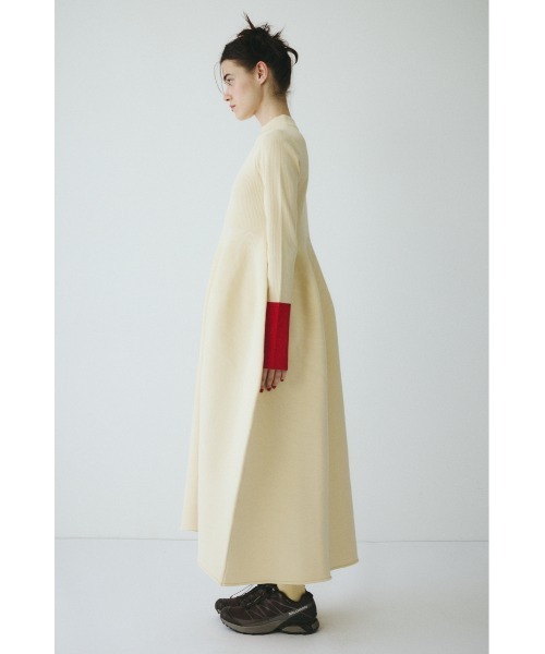 Bi color knit dress バイカラーニットドレス（ワンピース）｜HeRIN