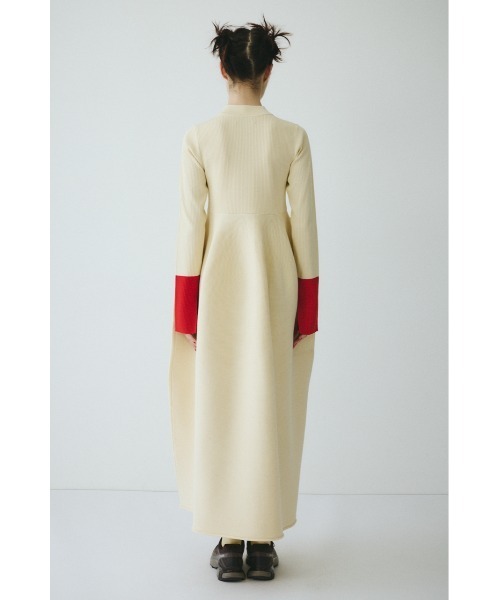 Bi color knit dress バイカラーニットドレス（ワンピース）｜HeRIN