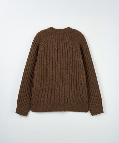 NODU（ノードユー）の「ゴルジナグラン斜めニット[ブラウン]（ニット/セーター・メンズ・その他・MEDIUM/LARGE）」の7枚目の写真