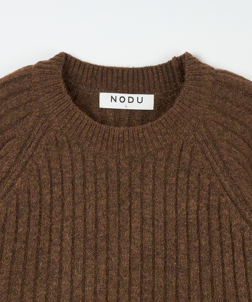 NODU（ノードユー）の「ゴルジナグラン斜めニット[ブラウン]（ニット/セーター・メンズ・その他・MEDIUM/LARGE）」の8枚目の写真