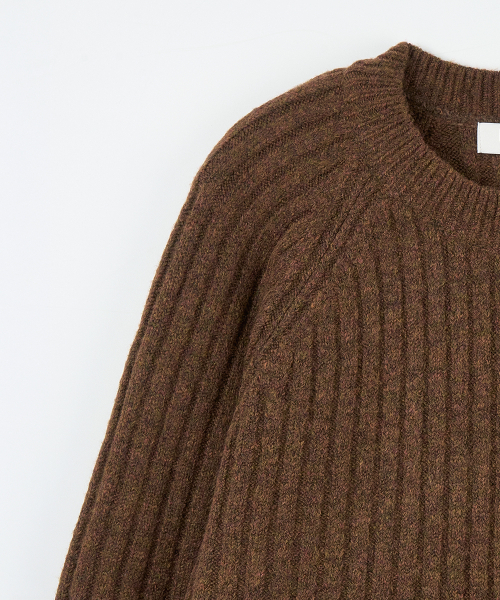 NODU（ノードユー）の「ゴルジナグラン斜めニット[ブラウン]（ニット/セーター・メンズ・その他・MEDIUM/LARGE）」の9枚目の写真