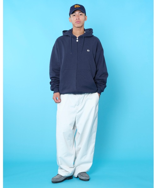 【新品未使用タグ付き】 keboz ケボズ フルジップ パーカー L EFG WAPPEN FULL ZIP HOODIE（パーカー）｜KEBOZ（ケボズ）の
