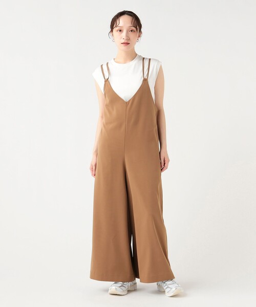 BEAMS HEART(ビームスハート)の「【7/2値下げ】フレンチ プルオーバー × サロペット(セットアイテム)(つなぎ/オールインワン・レディース・オリーブ/ブラック/ブラウン・FREE)」の2枚目の写真