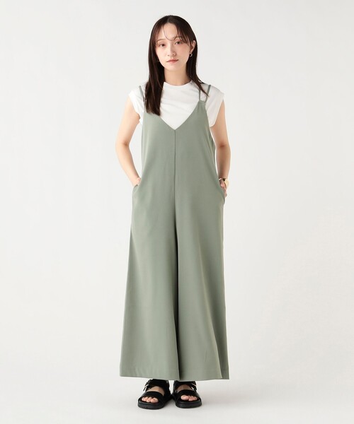BEAMS HEART(ビームスハート)の「【7/2値下げ】フレンチ プルオーバー × サロペット(セットアイテム)(つなぎ/オールインワン・レディース・オリーブ/ブラック/ブラウン・FREE)」の3枚目の写真
