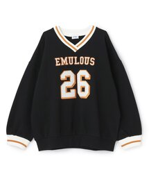 LOVETOXIC（ラブトキシック）の「【LTXC】【綿100％】裏起毛ナンバールーズスウェット（スウェット）」