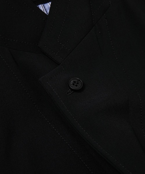 COMME des GARCONS HOMME(コム デ ギャルソン・オム)の「WOOL POPLIN CLASSIC JACKET(テーラードジャケット・メンズ・ブラック/ネイビー・M/XS/L/S)」の8枚目の写真