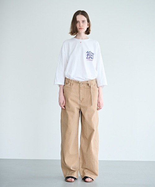 kha:ki(カーキ)の「「KHA:KI / カーキ」ウエストベルト ワークパンツ(その他パンツ・レディース・アッシュグレー/ブラウン・1/2)」の10枚目の写真