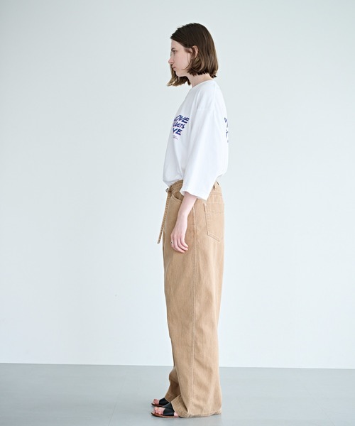 kha:ki(カーキ)の「「KHA:KI / カーキ」ウエストベルト ワークパンツ(その他パンツ・レディース・アッシュグレー/ブラウン・1/2)」の11枚目の写真