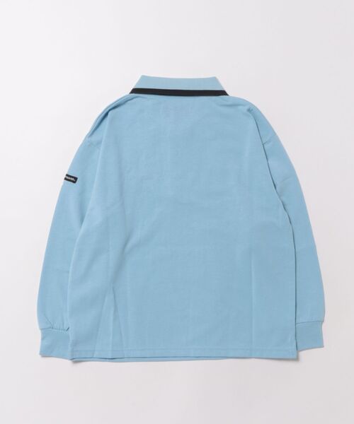 KRIFF MAYER Kid's Collection（クリフメイヤーキッズコレクション）の「【吸水・速乾・毛玉防止】スクール長袖ポロシャツ（ポロシャツ・キッズ・ネイビー/サックスブルー/ブラック/カラフル/オフホワイト・130/120/170/160/150/140）」の12枚目の写真