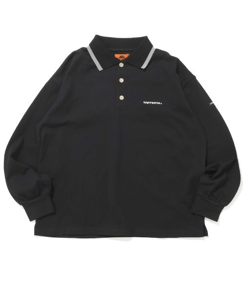 KRIFF MAYER Kid's Collection（クリフメイヤーキッズコレクション）の「【吸水・速乾・毛玉防止】スクール長袖ポロシャツ（ポロシャツ・キッズ・ネイビー/サックスブルー/ブラック/カラフル/オフホワイト・130/120/170/160/150/140）」の2枚目の写真