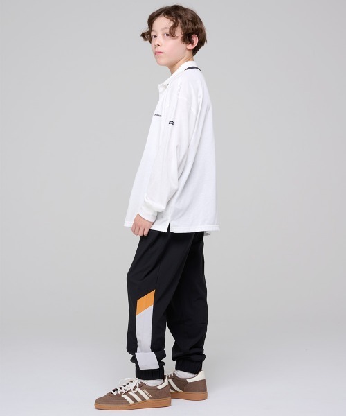 KRIFF MAYER Kid's Collection（クリフメイヤーキッズコレクション）の「【吸水・速乾・毛玉防止】スクール長袖ポロシャツ（ポロシャツ・キッズ・ネイビー/サックスブルー/ブラック/カラフル/オフホワイト・130/120/170/160/150/140）」の7枚目の写真