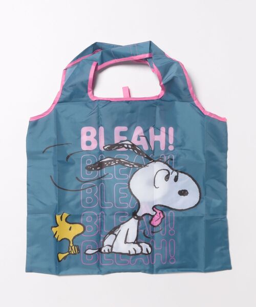 PEANUTS(ピーナッツ)の「【 PEANUTS 】 スヌーピー くるくるショッピングバッグA 25W11(エコバッグ/サブバッグ・レディース・グレー/オレンジ/イエロー/グリーン・FREE)」の8枚目の写真