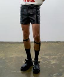 UNTAGE（アンテージ）の「レザーショートパンツ_UTH-FP35（その他パンツ）」