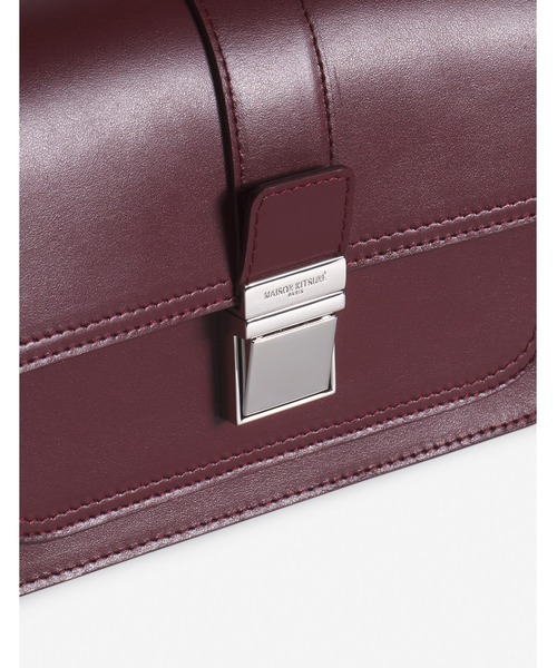 Maison Kitsune（メゾンキツネ）の「CASEY BAG（ショルダーバッグ・レディース・バーガンディー/ブラック・U）」の6枚目の写真
