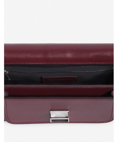 Maison Kitsune（メゾンキツネ）の「CASEY BAG（ショルダーバッグ・レディース・バーガンディー/ブラック・U）」の8枚目の写真