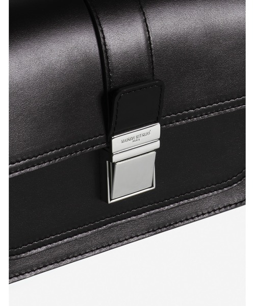 Maison Kitsune（メゾンキツネ）の「CASEY BAG（ショルダーバッグ・レディース・バーガンディー/ブラック・U）」の14枚目の写真