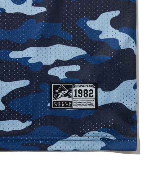 PHYPS MOTORCYCLE（フィップスモーターサイクル）の「Original Wing logo Mesh Sleeveless Camo Blue（Tシャツ/カットソー・レディース・その他・MEDIUM/LARGE/X-LARGE）」の7枚目の写真