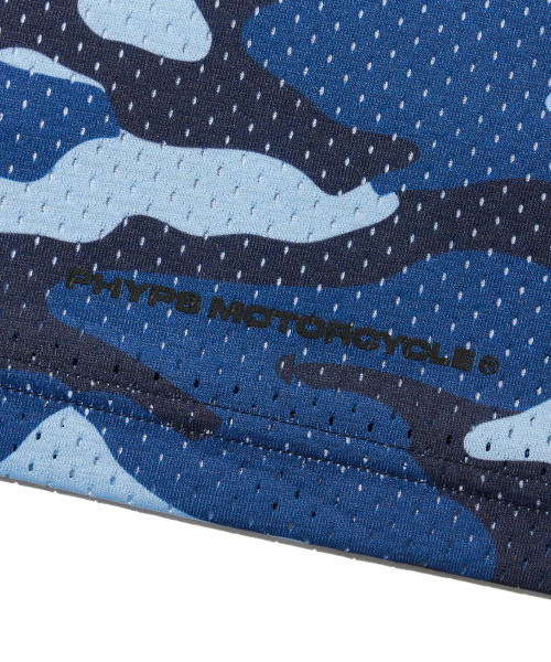 PHYPS MOTORCYCLE（フィップスモーターサイクル）の「Original Wing logo Mesh Sleeveless Camo Blue（Tシャツ/カットソー・レディース・その他・MEDIUM/LARGE/X-LARGE）」の8枚目の写真