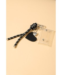 ottilie（オティーリエ）の「2連ハート付きチャーム　キーホルダー　TKE（キーホルダー）」