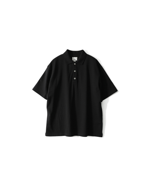 HORLISUN(ホーリーサン)の「Sumerset Short Pique Pullover Shirt Black(ポロシャツ・メンズ・その他・LARGE/MEDIUM)」の2枚目の写真