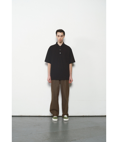 HORLISUN(ホーリーサン)の「Sumerset Short Pique Pullover Shirt Black(ポロシャツ・メンズ・その他・LARGE/MEDIUM)」の4枚目の写真