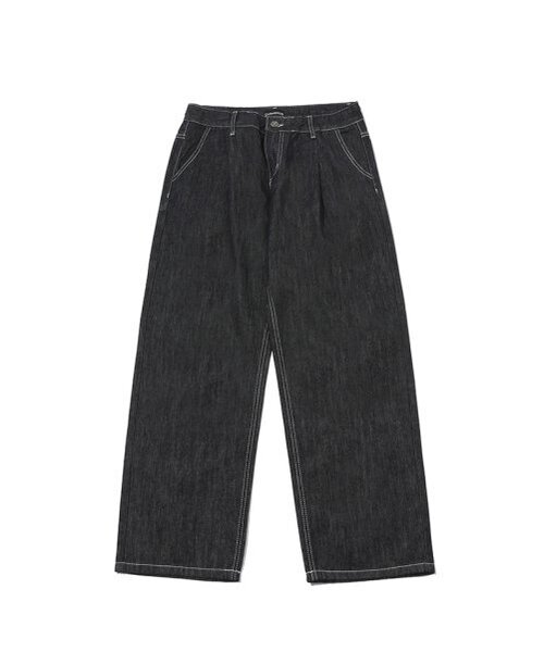 CHAMBROS（チャンブロス）の「ノンフェイドワイドデニムパンツ[ディープブルーインディゴ]（デニムパンツ・レディース・その他・SMALL/MEDIUM/LARGE/X-LARGE/XX-LARGE）」の22枚目の写真
