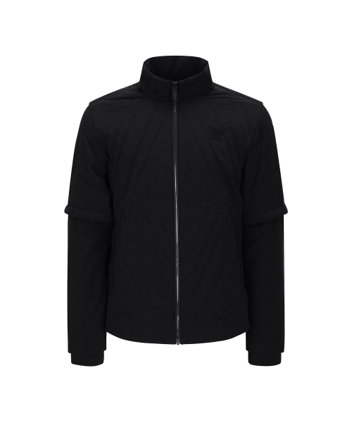 M QUILTING LOGO POINT JK_BK（ダウンジャケット/コート）｜ANEW GOLF 