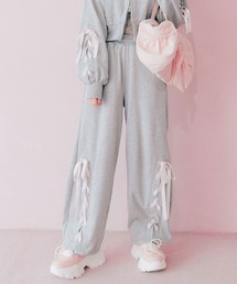 OLIVE des OLIVE | レースアップバレルレッグパンツ(スウェットパンツ)