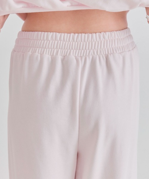 OLIVE des OLIVE(オリーブデオリーブ)の「レースアップバレルレッグパンツ(スウェットパンツ・レディース・ピンク/トップグレー/ブラック/ミント・FREE)」の11枚目の写真