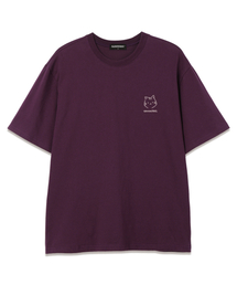 ヤオンイオーバーサイズ半袖Tシャツ (VNDTS214) パープル
