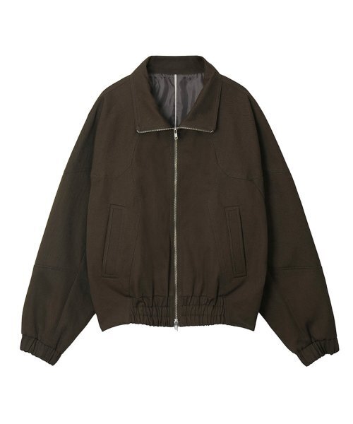FDR(エフディーアール)の「Twill Solid Racing Zip-up Jacket_Khaki(その他アウター・メンズ・その他・LARGE/MEDIUM)」の1枚目の写真