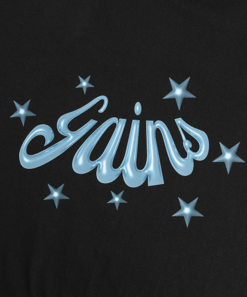 GAINSBORO(ゲインズボロ)の「3DスターロゴTシャツ_ブラック/ブルー(Tシャツ/カットソー・レディース・その他・MEDIUM/SMALL/X-SMALL)」の4枚目の写真