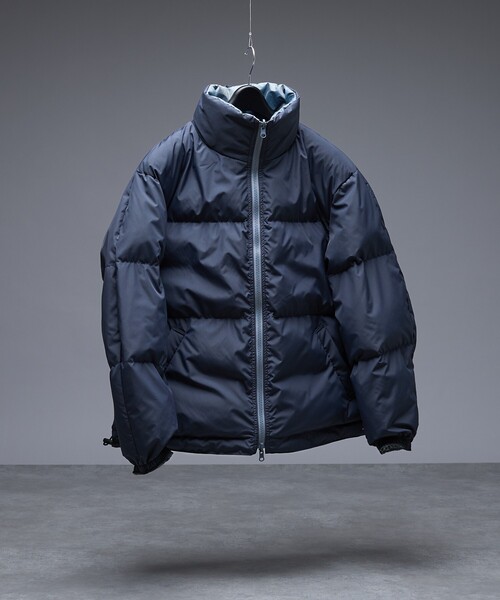 アバハウス（ABAHOUSE）/【リバーシブル】シャーリング パデッドブルゾン / 中綿ジャケット / 撥水 セール】【リバーシブル】シャーリング パデッドブルゾン / 中綿