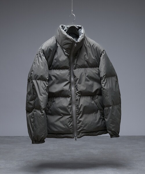 セール】【リバーシブル】シャーリング パデッドブルゾン / 中綿