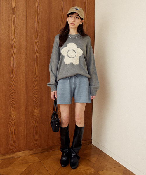 セール】MARY QUANT × PUBLUX/マリークワント スパンコール ニット