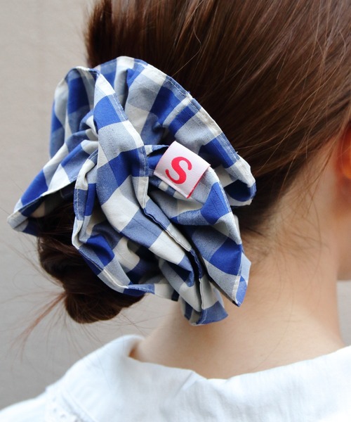 THE SHINZONE/シンゾーン ギンガムチェックシュシュ GINGHAM CHECK