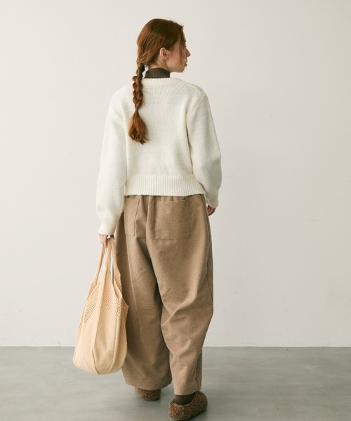 Crisp(クリスプ)の「フラワー刺繍ニットカーディガン(カーディガン/ボレロ・レディース・イエロー/ホワイト・FREE)」の16枚目の写真