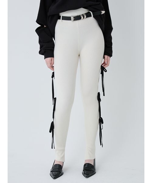 SORIN(ソリン )の「Ribbon Eyelet Leggings/リボンアイレットレギンス(その他パンツ・レディース・レッド/ホワイト/ブラック・38)」の5枚目の写真