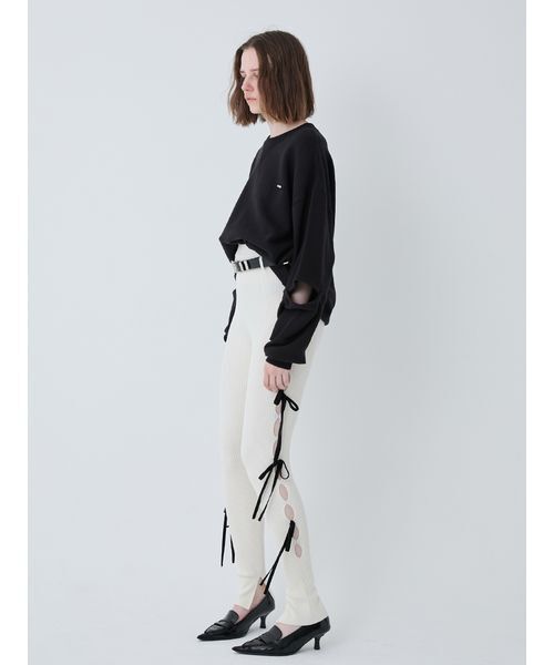 SORIN(ソリン )の「Ribbon Eyelet Leggings/リボンアイレットレギンス(その他パンツ・レディース・レッド/ホワイト/ブラック・38)」の7枚目の写真