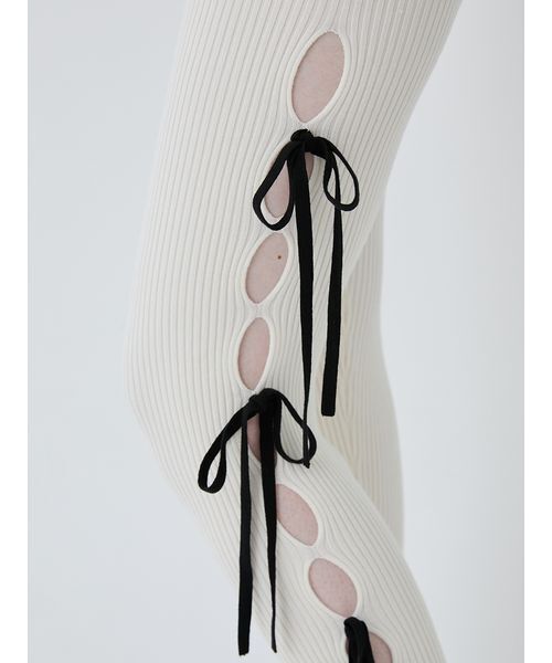 SORIN(ソリン )の「Ribbon Eyelet Leggings/リボンアイレットレギンス(その他パンツ・レディース・レッド/ホワイト/ブラック・38)」の8枚目の写真