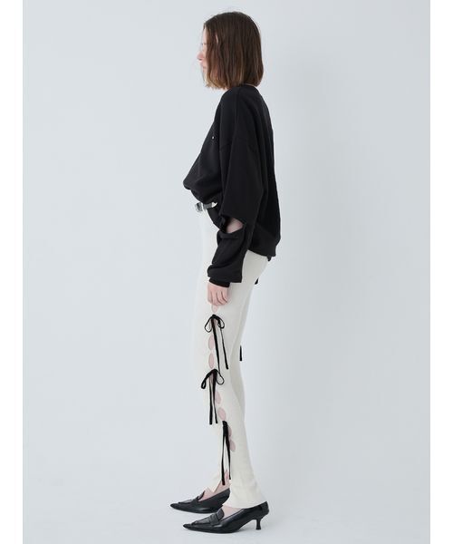 SORIN(ソリン )の「Ribbon Eyelet Leggings/リボンアイレットレギンス(その他パンツ・レディース・レッド/ホワイト/ブラック・38)」の14枚目の写真