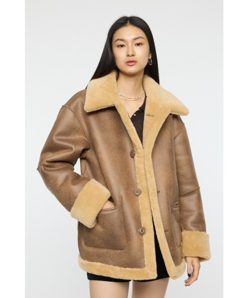 SHEARLING OVER MIDDLE ジャケット（その他アウター）｜MOUSSY