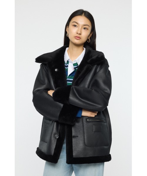SHEARLING OVER MIDDLE ジャケット（その他アウター）｜MOUSSY