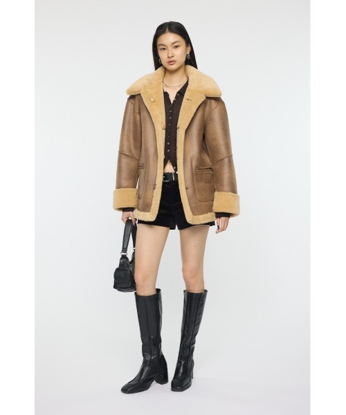 セール】SHEARLING OVER MIDDLE ジャケット（その他アウター）｜MOUSSY