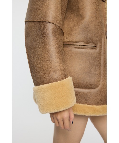 SHEARLING OVER MIDDLE ジャケット（その他アウター）｜MOUSSY
