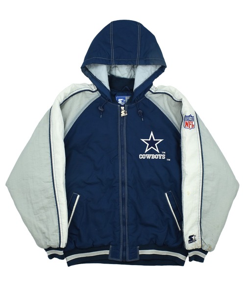 USED】90's STARTER “NFL Dallas Cowboys” 中綿入り ナイロン