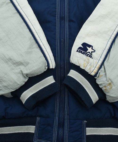 LABORATORY R（ラボラトリーアール）の「【USED】90’s STARTER “NFL Dallas Cowboys” 中綿入り ナイロンジャケット（ナイロンジャケット・メンズ・ネイビー・X-LARGE）」の7枚目の写真