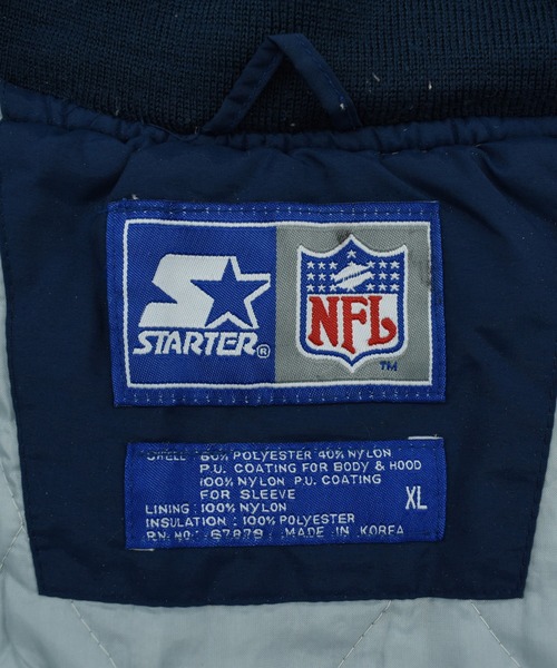 LABORATORY R（ラボラトリーアール）の「【USED】90’s STARTER “NFL Dallas Cowboys” 中綿入り ナイロンジャケット（ナイロンジャケット・メンズ・ネイビー・X-LARGE）」の10枚目の写真