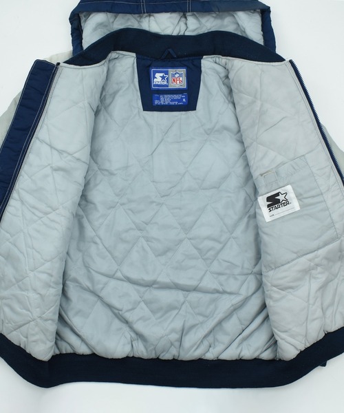 USED】90's STARTER “NFL Dallas Cowboys” 中綿入り ナイロンジャケット